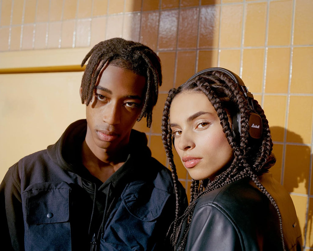 Marshall Casque Bluetooth supra-auriculaire Major IV, écouteurs sans fil, pliables, autonomie sans fil de plus de 80 heures, noir