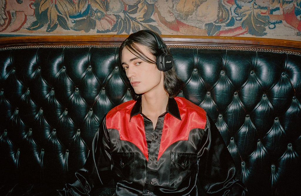 Marshall Casque Bluetooth supra-auriculaire Major IV, écouteurs sans fil, pliables, autonomie sans fil de plus de 80 heures, noir